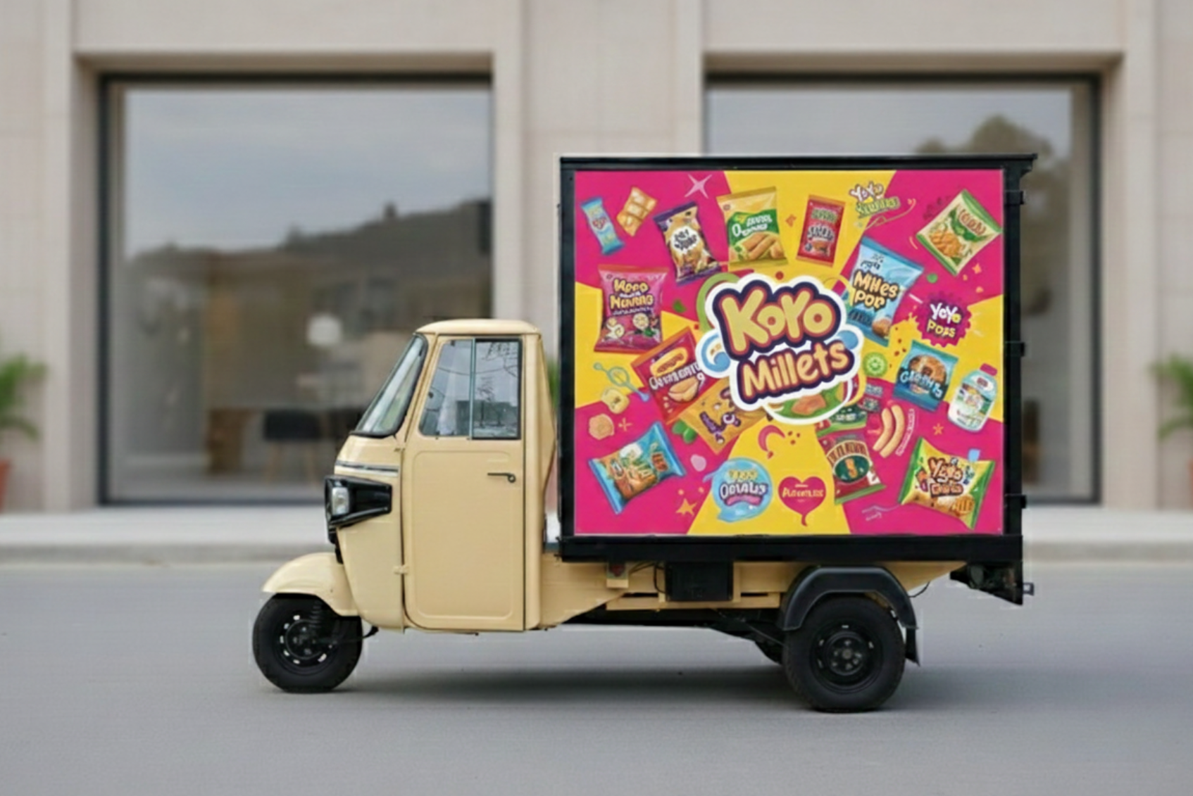 man wearing a black jacket, white shirt, blue jeans, and brown boots, playing a white electric guitar while sitting on an amp